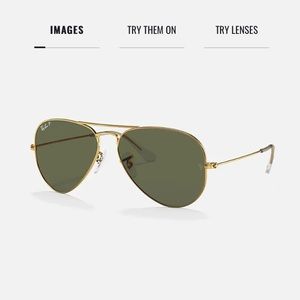 Ray-Ban Polarized Aviator Sunglasses